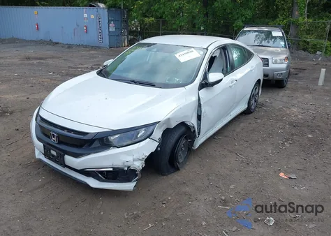 2021 Honda Civic Lx z USA, uszkodzony, nr VIN 2HGFC2F61MH527167
